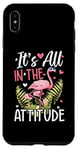 Coque pour iPhone XS Max Flamant rose – It's All In The Attitude – Flamant rose drôle