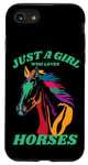 iPhone SE (2020) / 7 / 8 Just a Girl who Loves Horses for Horse Loving women girls Case