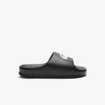 Lacoste Claquettes Serve Slide 2.0 homme Taille 39.5 Noir/beige