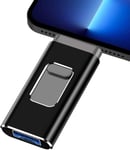 ARCELI USB Flash Drive for iPhone 128GB Photo Memory Stick Expansion Compatib..