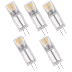 Spectrum - Lot de 5 Ampoules led G4 12V 2.5 watts 270 lumens blanc chaud 3000K