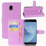 Galaxy J5 Pro/J5 2017      Pu Wallet Case    [Purple]