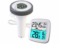 Récepteur à écran LCD sans fil avec thermomètre de piscine PT-310 - Infactory