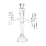 Villeroy & Boch Retro Accessories Candelabra 3-arms, 41.4 cm, Glass, Transparent