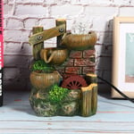 Resin Desktop Fountain Flowing Water Ornament Home Office Table Decoration SG