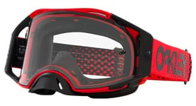 Masque oakley airbrake mx moto rouge   clear   ref  oo7046 e1