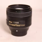 Nikon Used AF-S Nikkor 85mm f/1.8G Telephoto Prime Lens