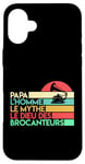 Coque pour iPhone 16 Plus Fete des peres humour brocante papa antiquaire antiquités