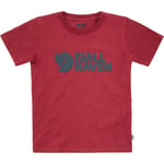 Fjällräven Kids Fjällräven Logo T-shirt (Röd (POMEGRANATE RED/346) 128 cm)