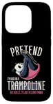 Coque pour iPhone 14 Pro Trampoline Gymnastique Panda Trampolining Gymnaste