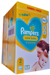 76 Pampers New Baby Size 2 Nappy 4-8kg Disposable Nappies Jumbo Pack