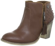 s.Oliver Casual, Bottes et Bottines Cowboy Femme - Marron - Braun (Muscat Antic 340), 36 EU