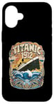 Coque pour iPhone 16 Plus RMS Titanic Legacy – Design coloré vintage amusant pour garçons