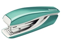 Leitz Wow Nexxt Mini - Häftapparat - 10 Ark / 1 Mm - No.10 - Metall - Isblå