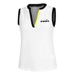 Diadora Icon Débardeur Tank Top Femmes - Blanc , Noir