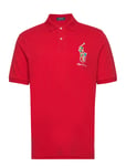 Classic Fit Big Pony Mesh Polo Shirt Tops Polos Short-sleeved Red Polo Ralph Lauren