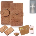 360° wallet case cork cover for Sony Xperia 1 VI case bag