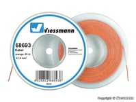 VIESSMANN 68693 FIL ELECTRIQUE ORANGE 0,14 mm2 ROULEAU DE 25m