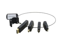 KRAMER Adaptor Ring 2 - DP to HDMI, mini DP to HDMI, mini HDMI to HDMI, ,mico HDMI to HDMI