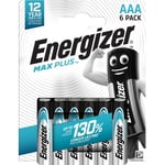 Energizer® Max Plus Aaa Batterier 6pk