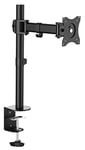 RICOO Support PC pour 1 écran TS5611 Orientable Inclinable Moniteur 30-76cm Fixation de Bureau Pince de Table