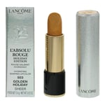 Lancome L'Absolu Rouge Holiday Edition Sheer Lipstick 3.4g #503 Golden Holiday