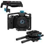 Kondor Blue Canon R5 Base Rig MKII (R5/R6/R) - Raven Black