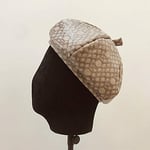 QB Mode Automne Hiver béret Chapeau Femmes Casquette Homme Marque Femme Peintre béret-Beige, Taille Unique