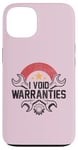 Coque pour iPhone 13 I Void Warranties Funny Sarcastic Mechanic Engine Meme