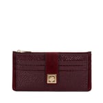 Dune London Womens Accessories Karlos - Small Croc Effect Turn Lock Purse - Berry material_Synthetic - One Size