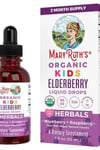 MaryRuth Organics - Organic Kids Elderberry Liquid Drops, Blueberry & Raspberry - 30 ml.