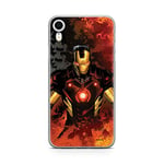 ERT GROUP Coque de téléphone Portable pour Apple Iphone XR Original et sous Licence Officielle Marvel Motif Iron Man 003 Parfaitement adapté à la Forme du téléphone Portable, Coque en TPU