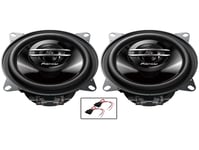Seat Ibiza Speaker upgrade Front Dash Pioneer car speakers 4" 10cm 210W