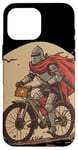 iPhone 16 Pro Max Funny Girl's bike with medieval Knight for Boys and Girls Case