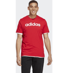 Adidas Adidas Essentials Single Jersey Linear Embroidered Logo Tee Urheilu BETTER SCARLET