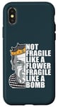 iPhone X/XS Ruth Bader Ginsburg NOT FRAGILE LIKE A FLOWER BOMB RBG Meme Case