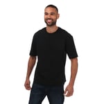 Gant Mens Icon T-Shirt in Black Cotton - Size Medium