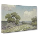 Morning In The Live Oaks By Julian Onderdonk Canvas Print for Living Room Bedroom Home Office Décor, Wall Art Picture Ready to Hang, 30 x 20 Inch (76 x 50 cm)
