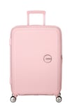 American Tourister Soundbox 67cm - Mellanstor Expanderbar Pastel Pink, Mellanstor Resväska