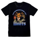 The Lion King Unisex Adult Surrounded By Idiots T-Shirt - M