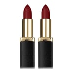 2 x L'Oreal Paris Color Riche Matte Lipstick - 349 Paris Cherry