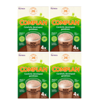 4 x Complan Protein Energy Drink Nutritious Chocolate Flavoured Sachets 4 x 55g