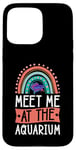 iPhone 15 Pro Max Meet Me At The Aquarium Boho Bohemian Rainbow Fish Tank Case