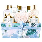 Presents for Women-Spa Luxetique Spa Gift Set,12pcs Jasmine Bath Gift Set with Essential Oil,Bubble Bath,Body Lotion,Pamper Hampers for Women Gift Sets for Mum Birthday Christmas Gift Ideas