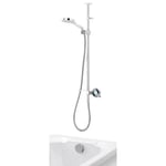 Aqualisa QTE.02.BT.HP DIGITAL SHOWER Bath Filler Complete High pressure