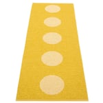 Pappelina, Vera Pop matta Mustard/Pale Yellow 70 x 200cm