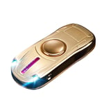 Dual Arc Lighter Car Model USB Rechargeable Electric Lighter,Yaosha-Gold