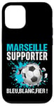 Coque pour iPhone 12/12 Pro Marseille Supporter Football Cadeau Fan Foot Marseillais