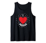 I Love Puzzles - Jigsaw Puzzle Heart Vintage Funny Tank Top