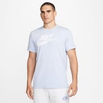 Nike M NSW T Shirt Icon Futura Light Marine/White S